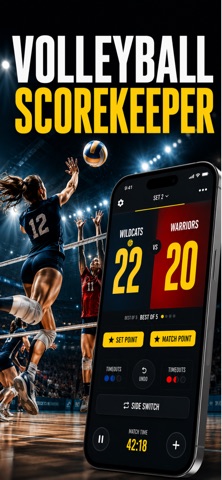 Volleyball score keeper: Live Screenshot 1 of 5