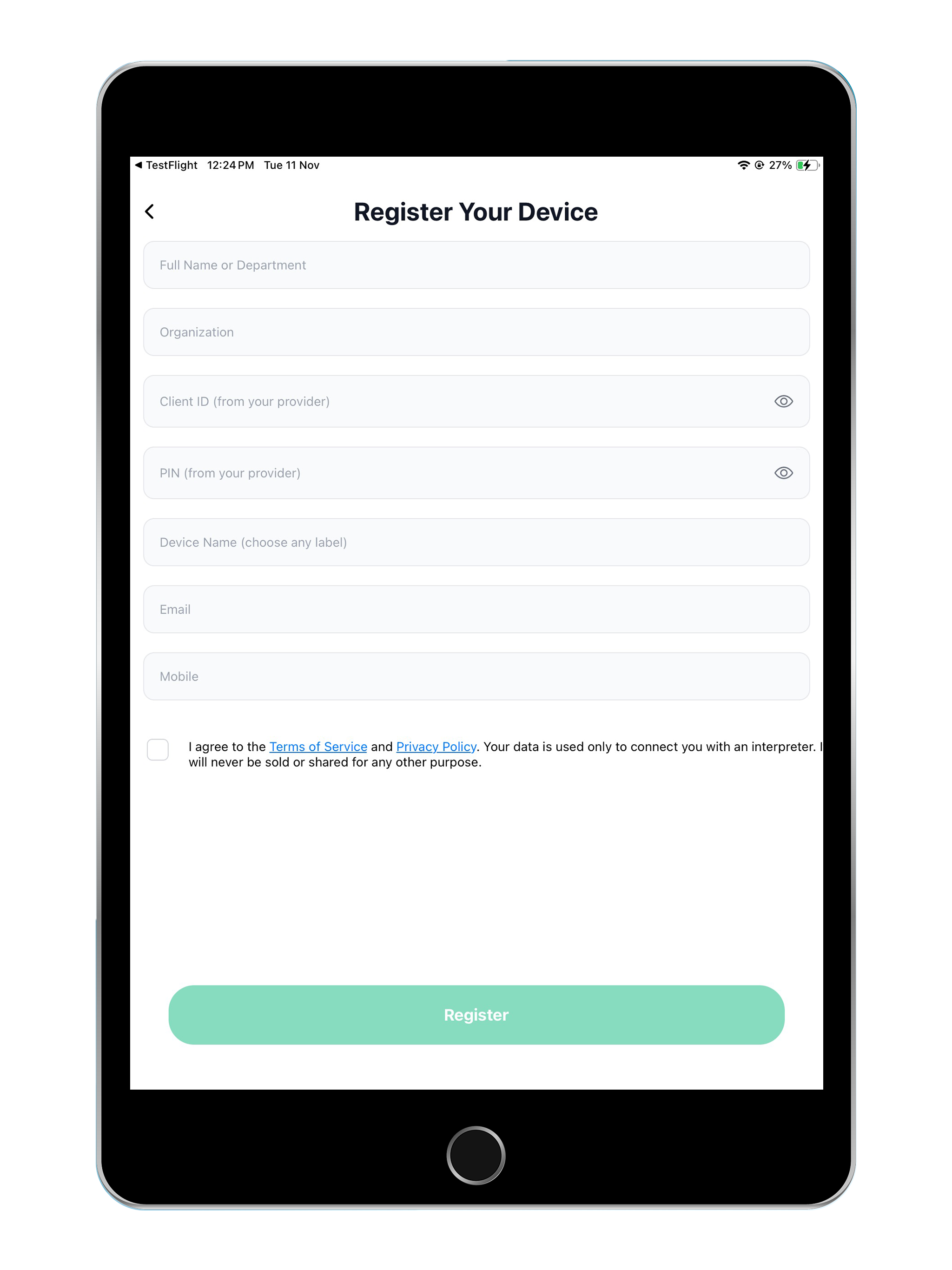IMS Interpreter Access