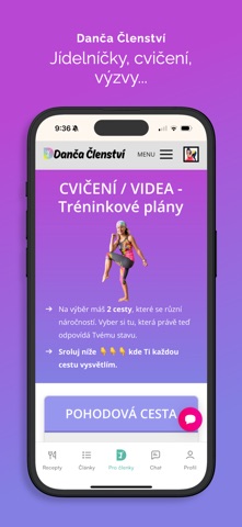 Danča Hájková - hubnutí screenshot