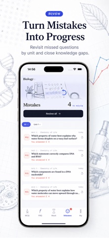 AP Prep: Practice & Score iPhone screenshot