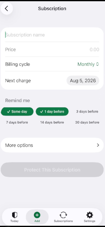 MoneyShield: Sub Tracker screenshot 2