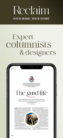 RECLAIM. iPhone screenshot