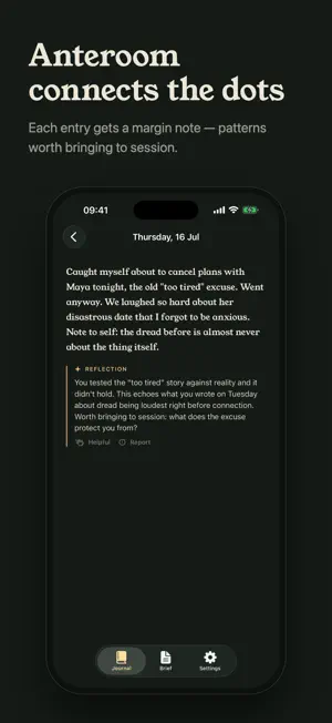 Anteroom: Session Prep Journal screenshot 3