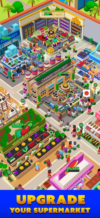 《Idle Supermarket Tycoon》 - 店員 スクリーンショット1