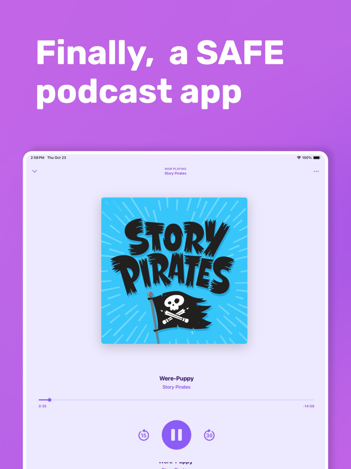 Gertrude Podcasts ipad screenshot 1