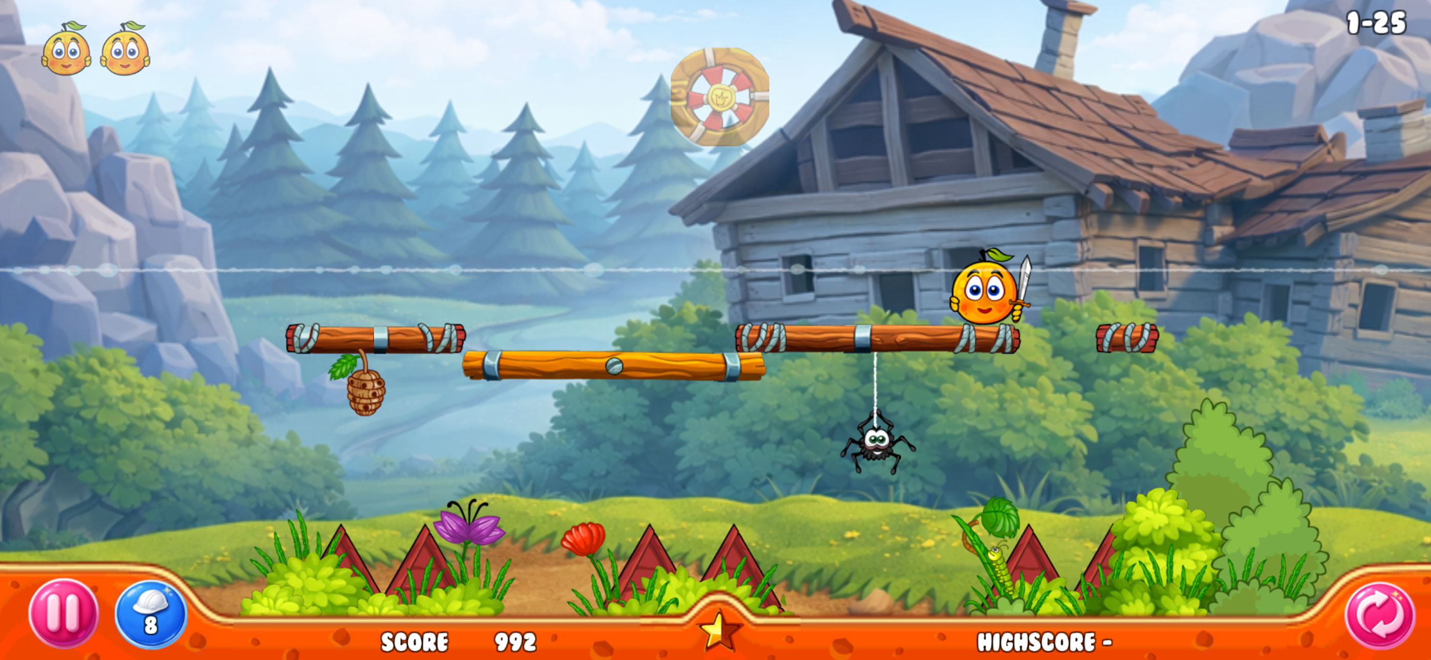 Fruit Rescue: Brain Puzzle