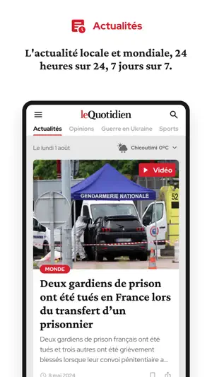 Le Quotidien screenshot 2