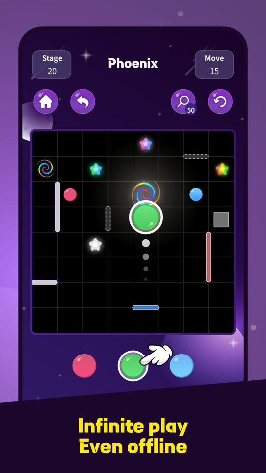 #3. Space Balls : Puzzle (iOS) 由: XWARE (KR)