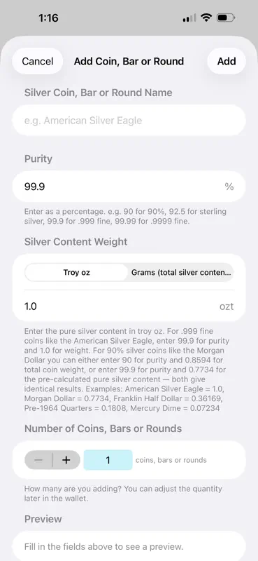 Silver Stacker Wallet screenshot 7 of 10