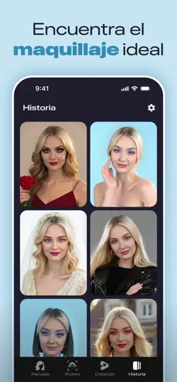 Captura de pantalla de Beautify: Peinado, Maquillaje en iPhone 3