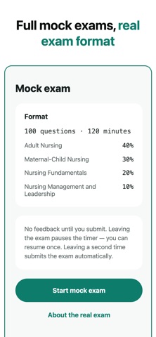 Mumtaz: Gulf Nursing Exam Prep iPhone screenshot