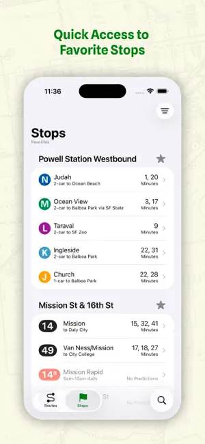 SF TimeTable screenshot 2
