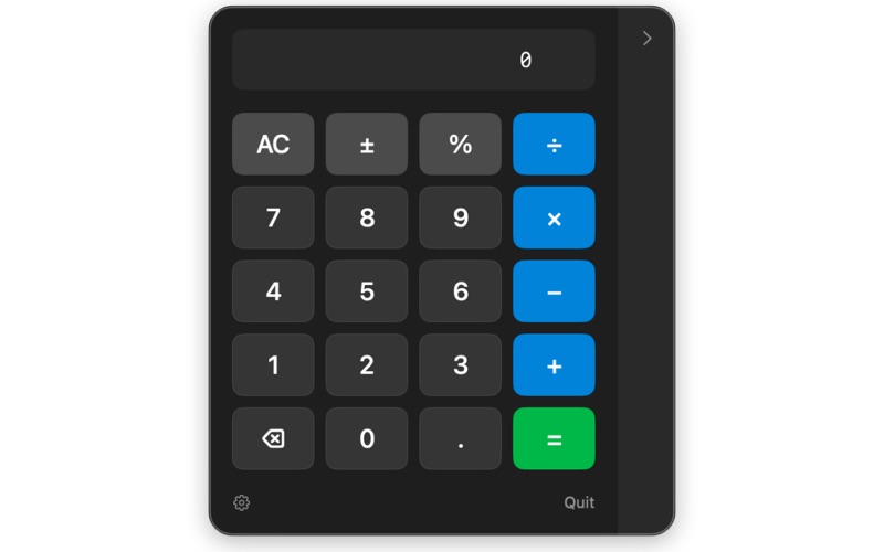 Menu Bar Quick Calc screenshot 1