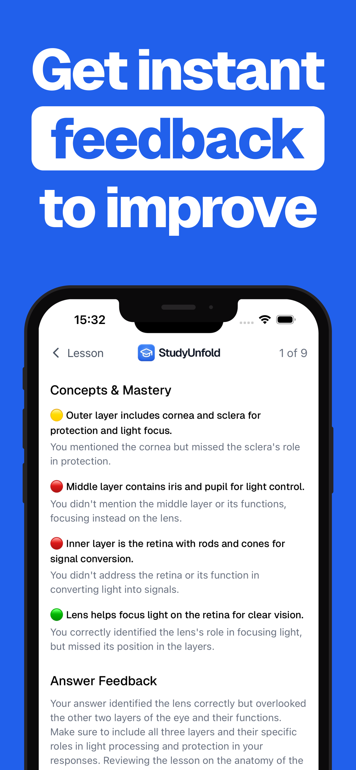 StudyUnfold: Flashcards, Quizz