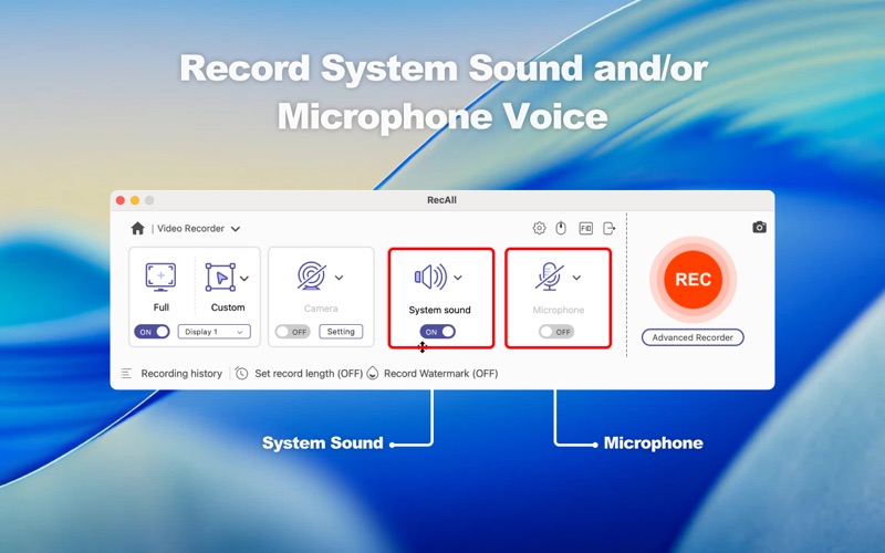 RecAll Screen Recorder screenshot