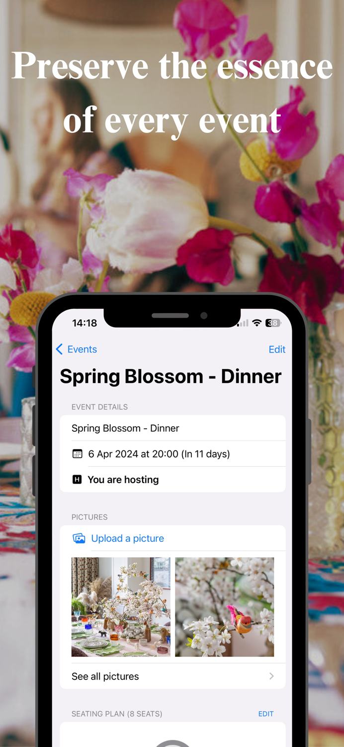 The Host - Seating plan and more