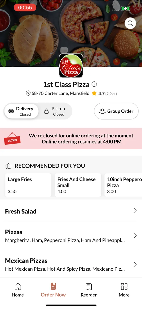 Screenshot #2 pour 1st Class Pizza