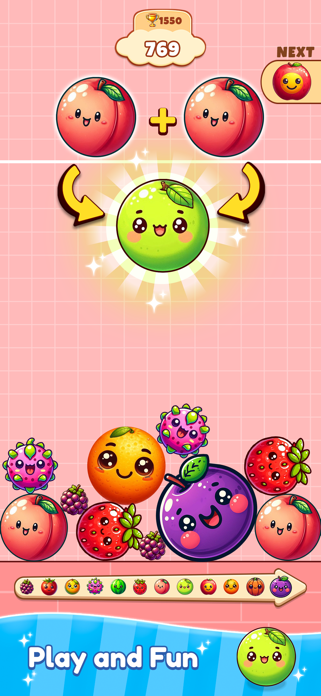 Fruit Merge Master Fun Screenshot 1 of 6