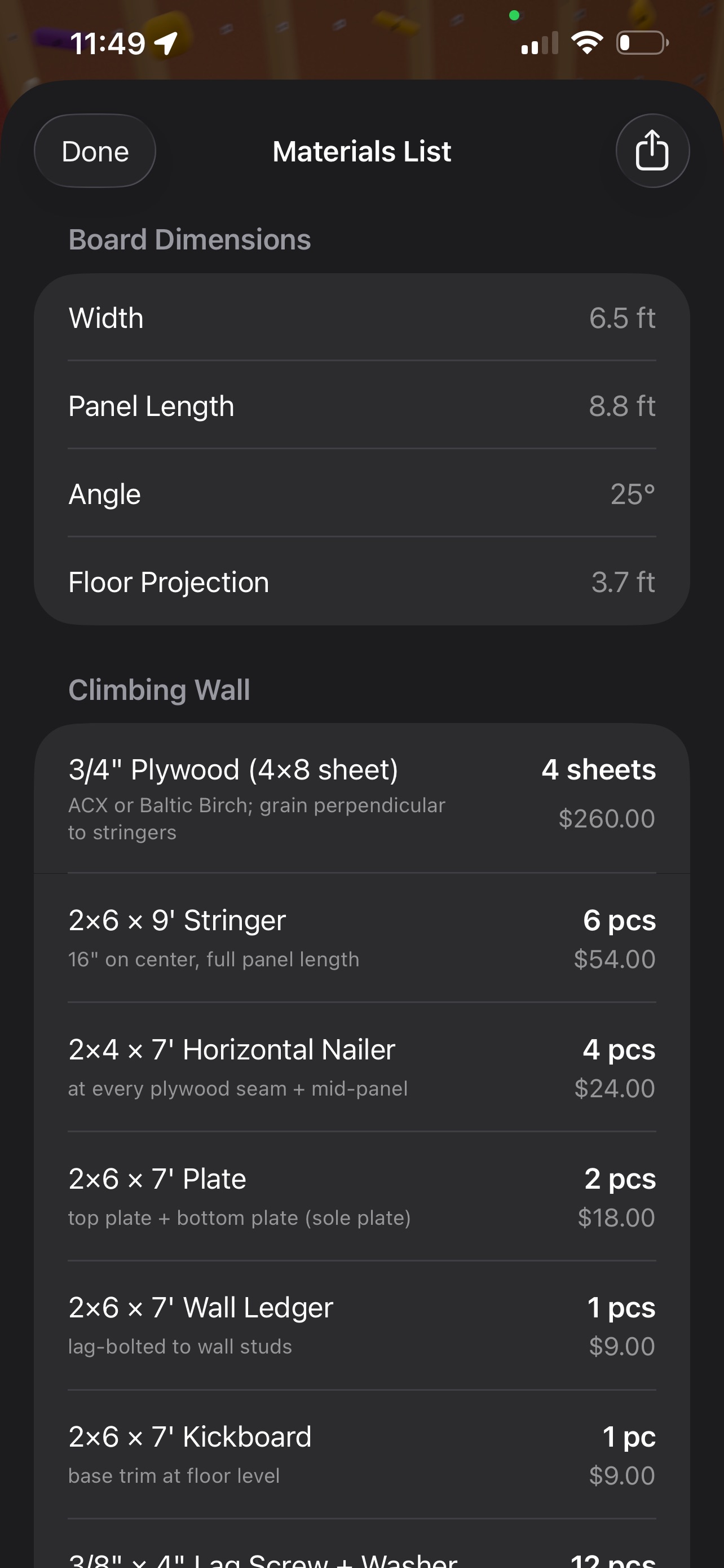 Screenshot 3 of Wall Rat: build climbing wall