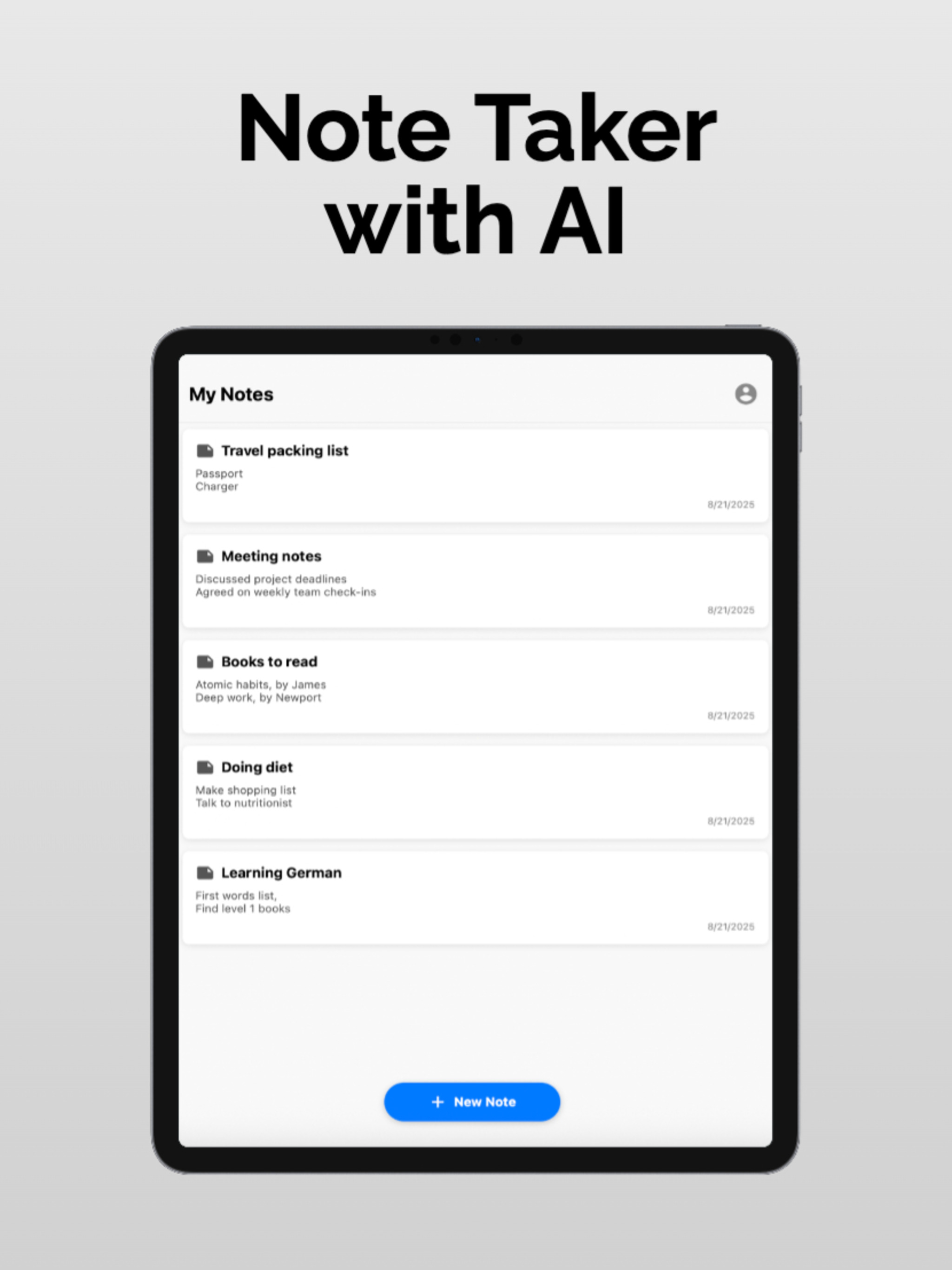 StudyNotes AI - Note Taking AI