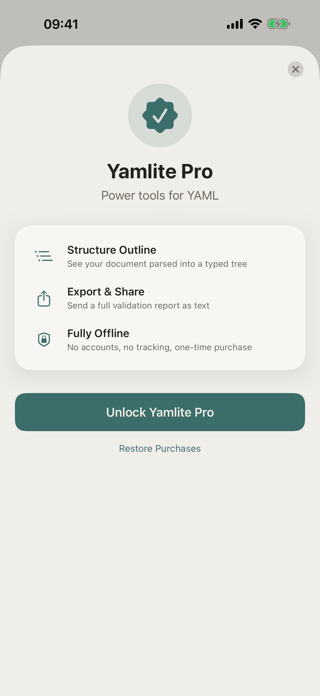 Yamlite: YAML Validator Screenshot 4 of 4