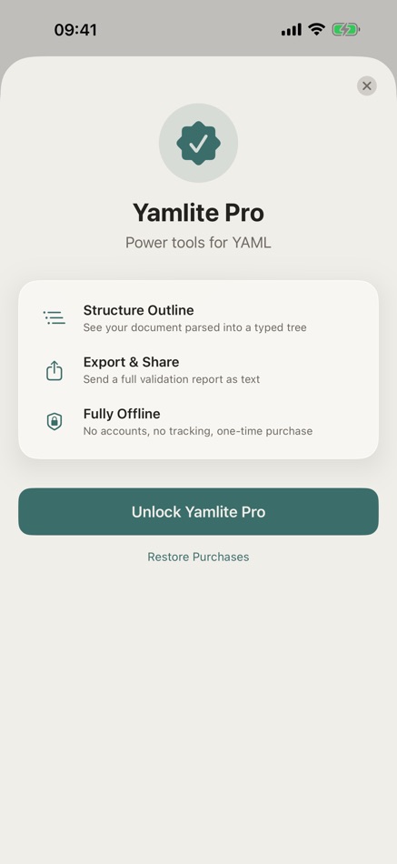 #4. Yamlite: YAML Validator (iOS) De: 永 张