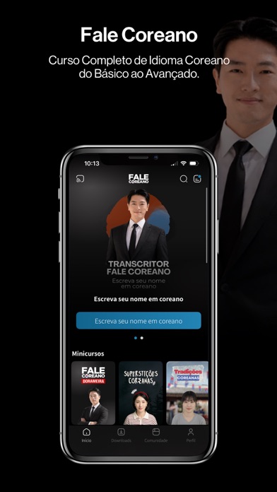 Fale Coreano iPhone screenshot 1 - Education app