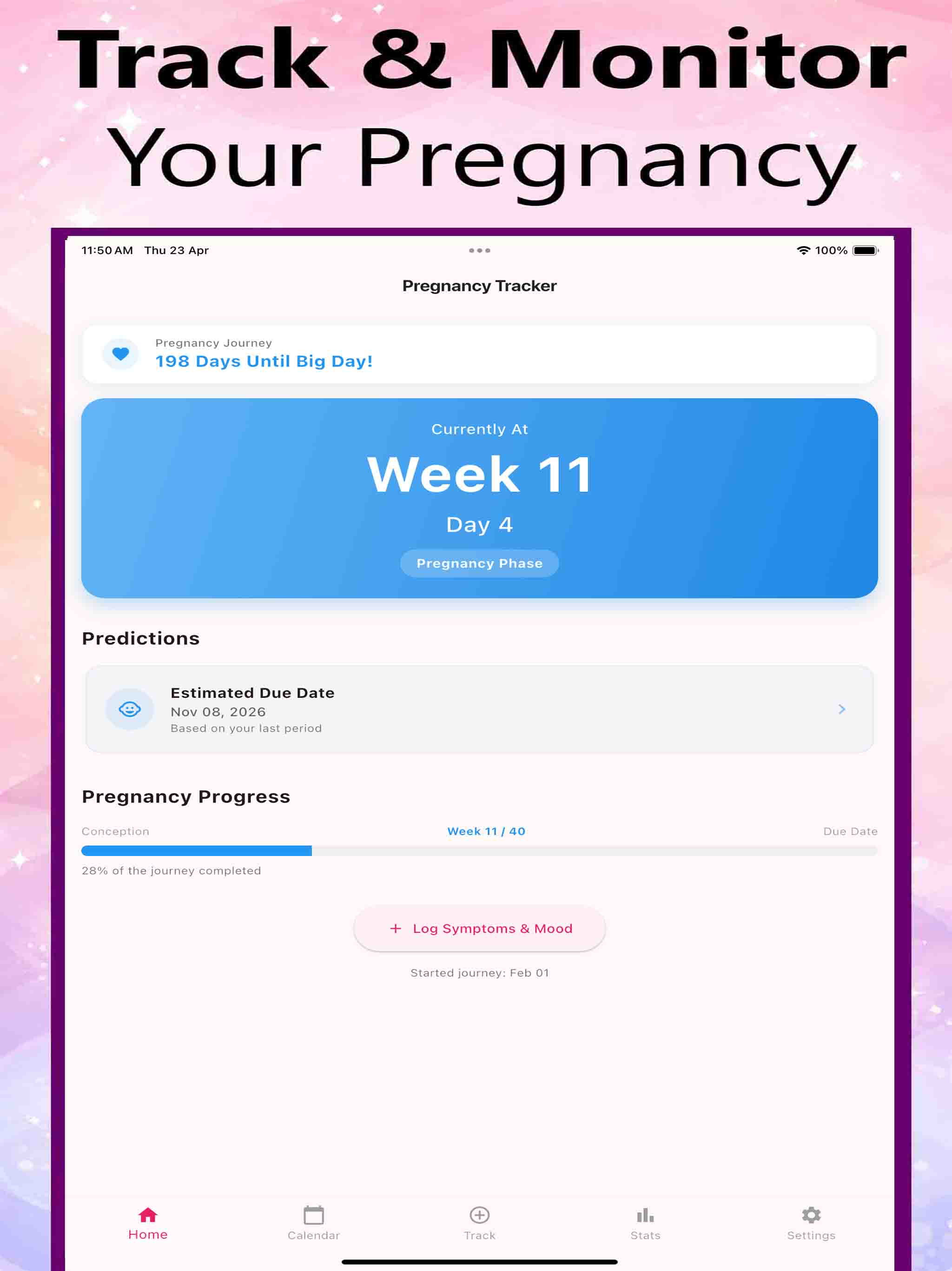 Safe Period Tracker app