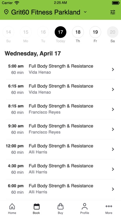 GRIT60 Fitness Screenshot