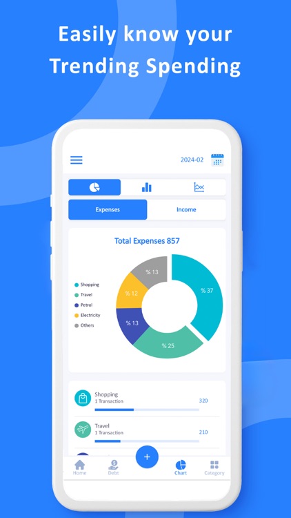 Track Spending : Wise Budget