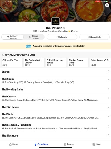 Thai Passion iPad screenshot