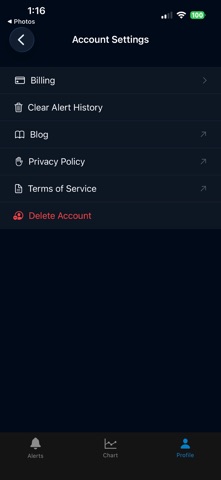 Exchange Alpha screenshot
