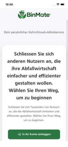 BinMate: Kehrichtsack Service Screenshot 1 of 8