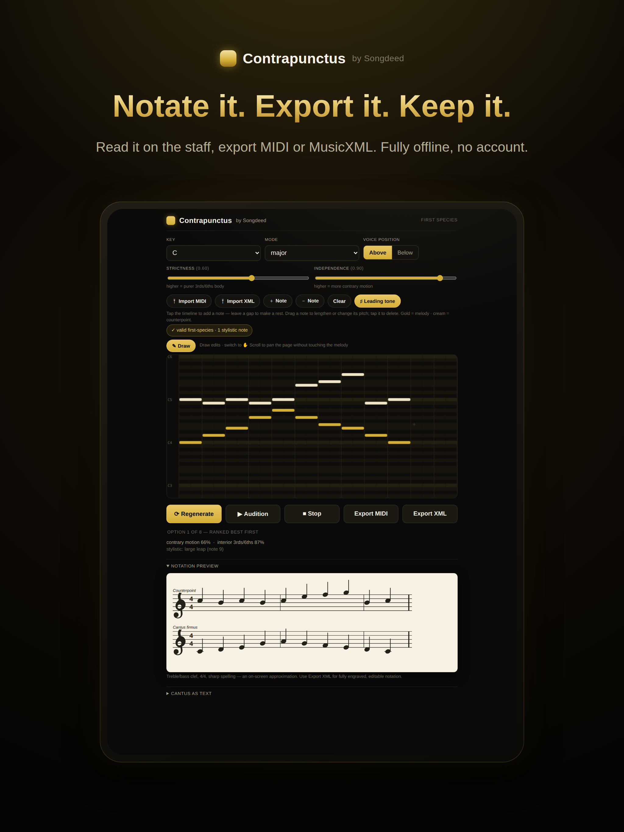 Contrapunctus: Second Voice screenshot 5