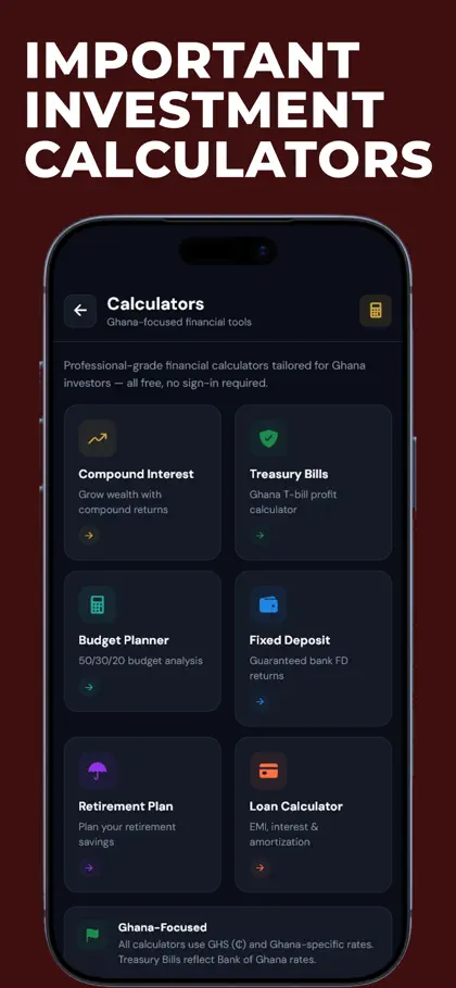 Captura 5 de 6 de Wallflake: Ghana Stock Tracker