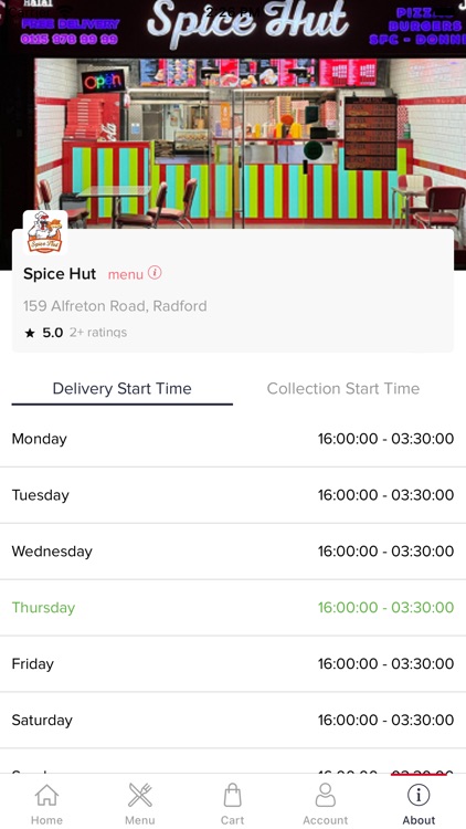 Spice Hut Nottingham.
