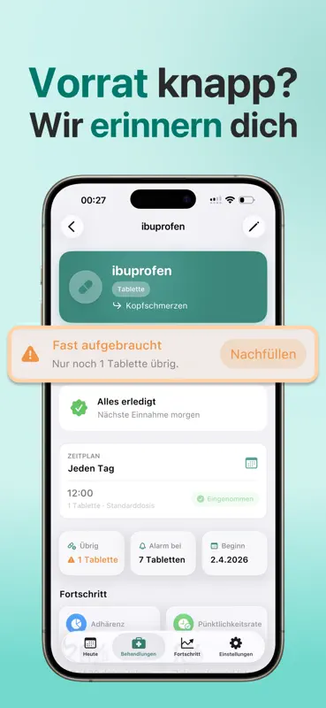 Doz: Medikamenten-Erinnerung screenshot 7 of 10