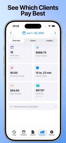 WorkHourly: Work Hours Tracker Screenshot 7 of 10
