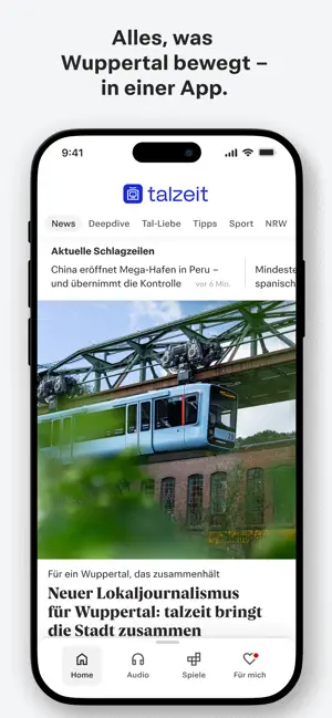 talzeit - Wuppertal News screenshot 1