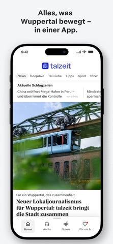 talzeit - Wuppertal News screenshot