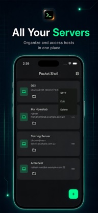 Pocket Shell - SSH client screenshot 2