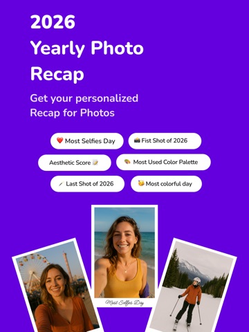 Yearly Photo Recap: Memories iPad screenshot