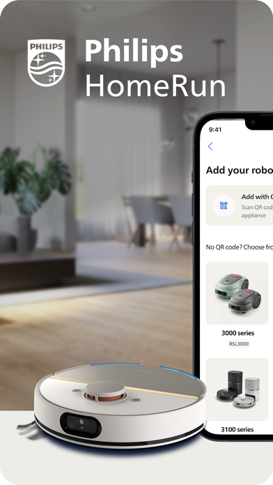 Screenshot #1 pour Philips HomeRun Robot App