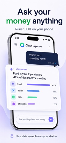 Clean Expense: Budget Tracker screenshot