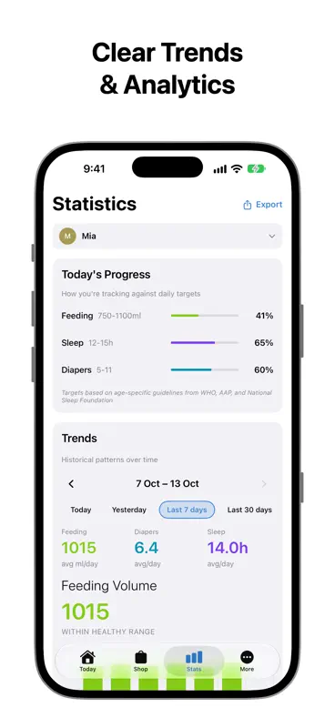 BabyZone: Baby Log Tracker screenshot 7 of 9