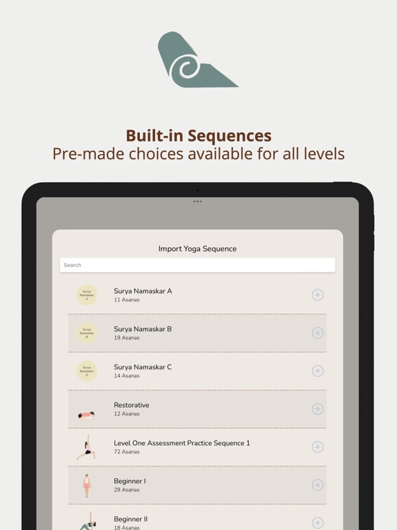 SVEJAR Yoga Sequences iPad screenshot 2 - Health & Fitness app