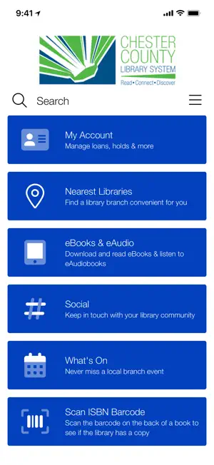 Chester County Library System screenshot 1