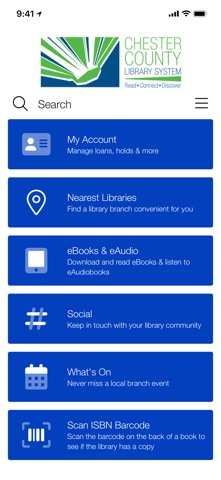 Chester County Library System Screenshot 1 of 6
