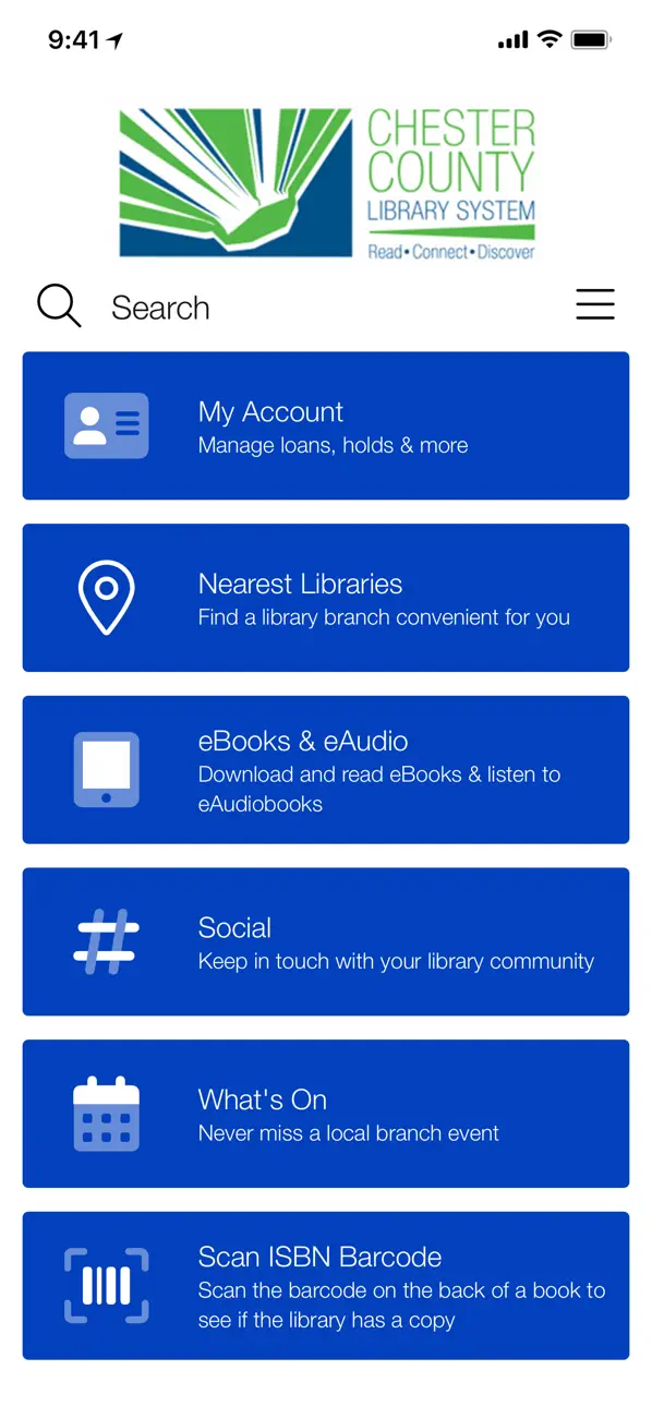 Screenshot #1 pour Chester County Library System