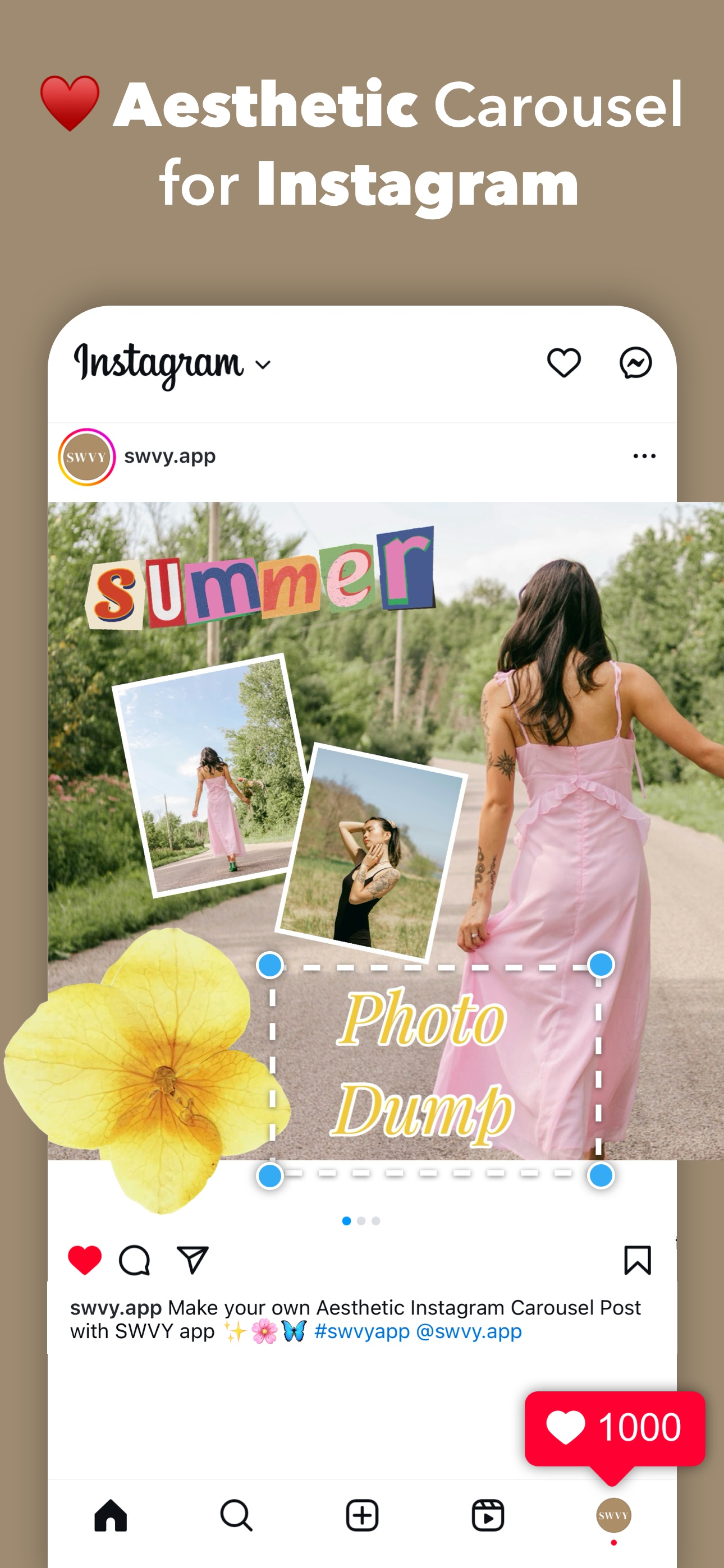 SWVY: Seamless Carousel Maker